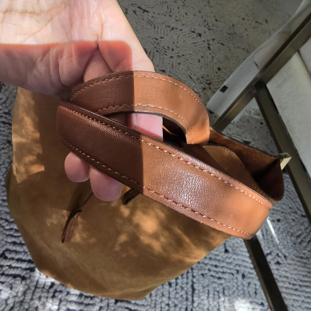 🌟Maison Margiela Caramel Brown Suede Tote Bag - Picture 5 of 10